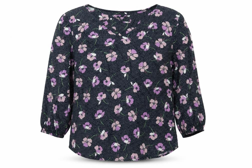 Womens UK Size 10 Maine New England Multicoloured Viscose Blouse