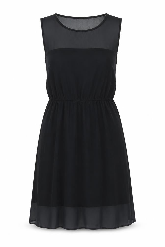 H&M Women's Black S Sleeveless Sheath Dress