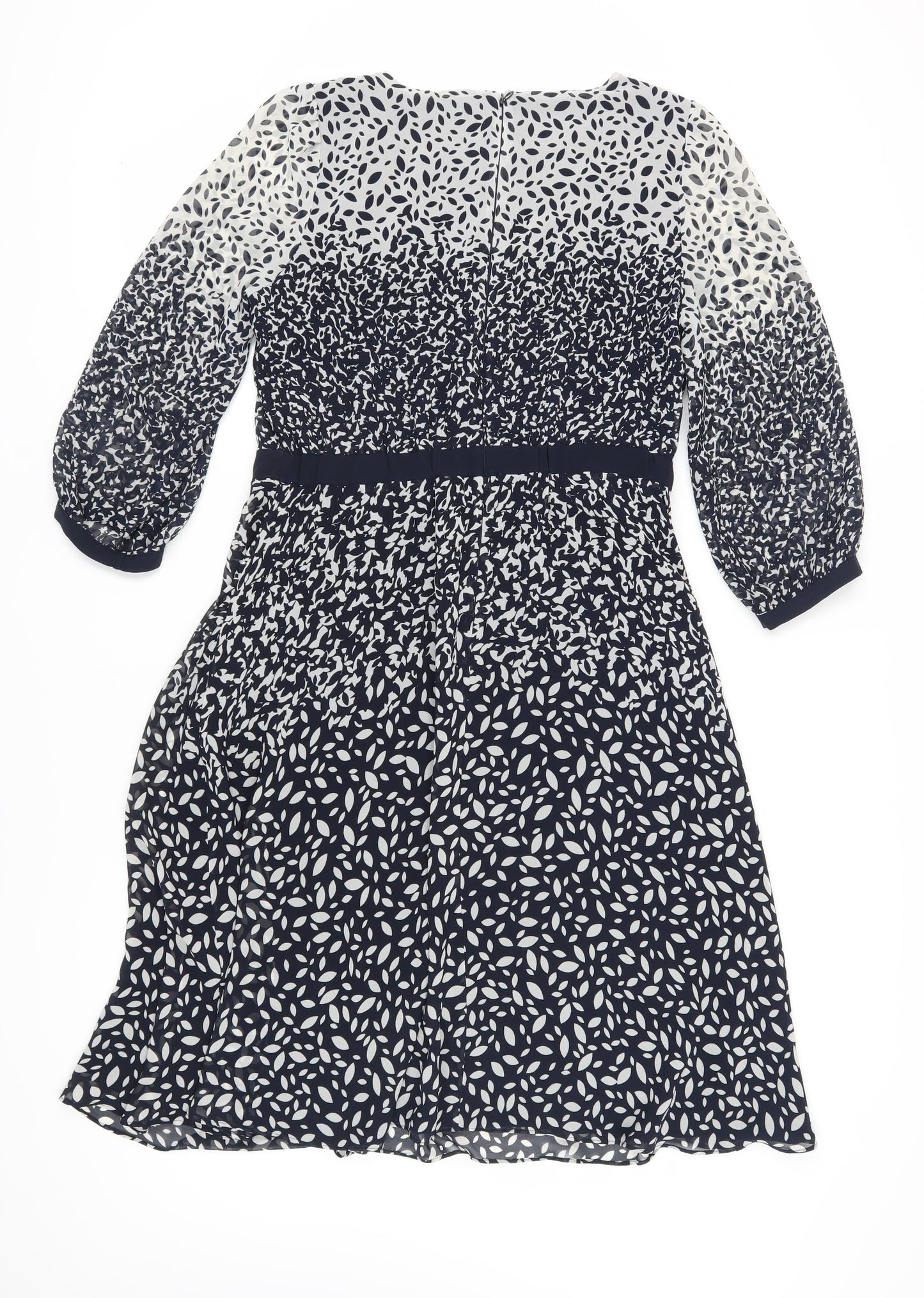 Marks and Spencer Women's Black Floral Fit & Flare Dress