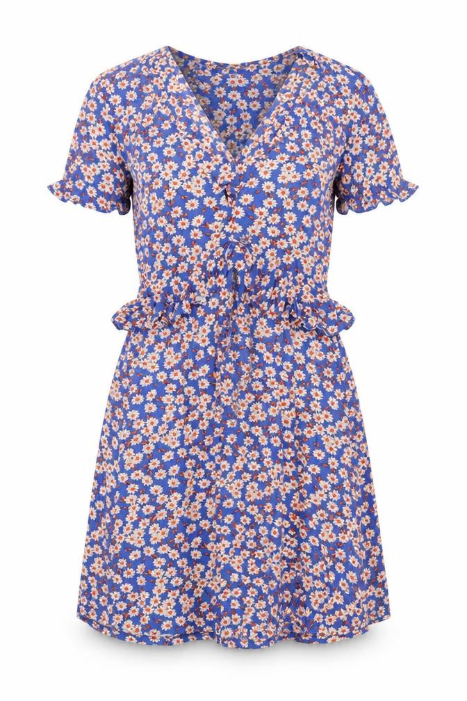 Topshop Women's Floral Wrap Dress Size 10