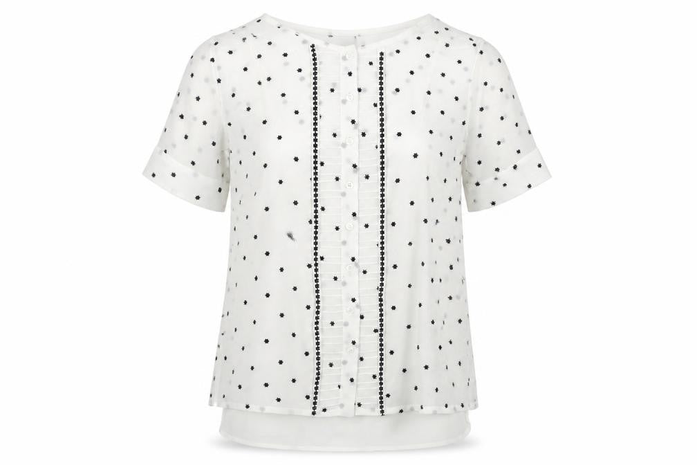 Womens UK Size 6 Hobbs White Polyester Blouse