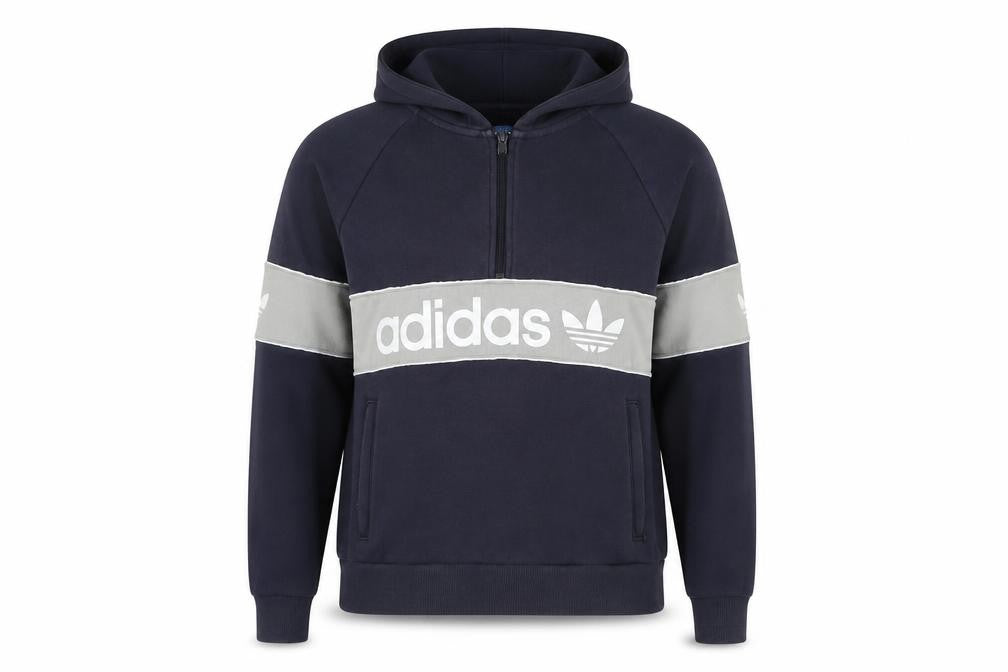 Unisex Adults UK S Regular adidas Multicoloured Pullover Hoodie