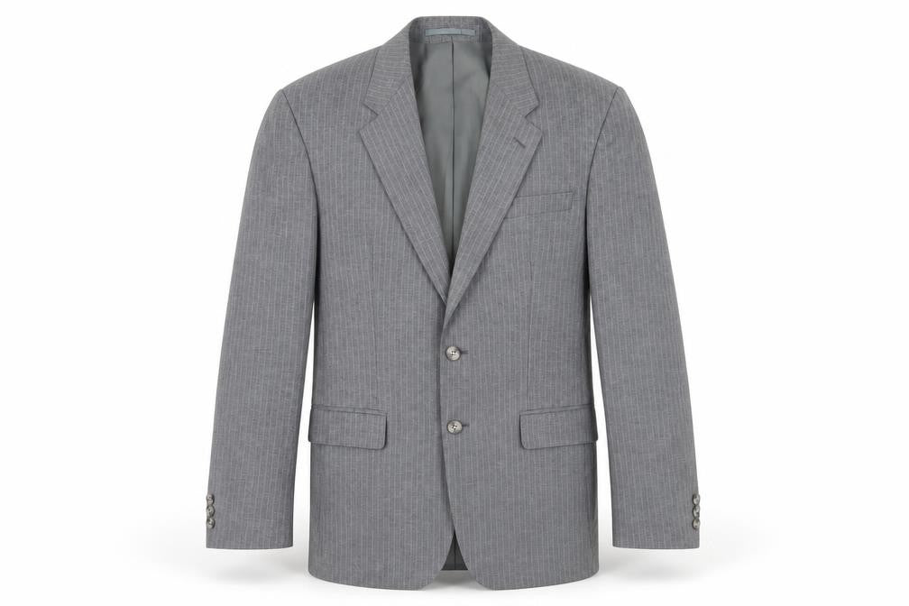 Mens 41 Chest Regular Austin Reed Grey Two-Button Blazer