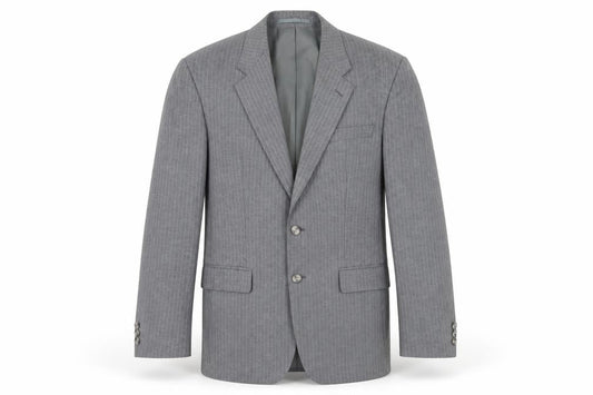 Mens 41 Chest Regular Austin Reed Grey Two-Button Blazer