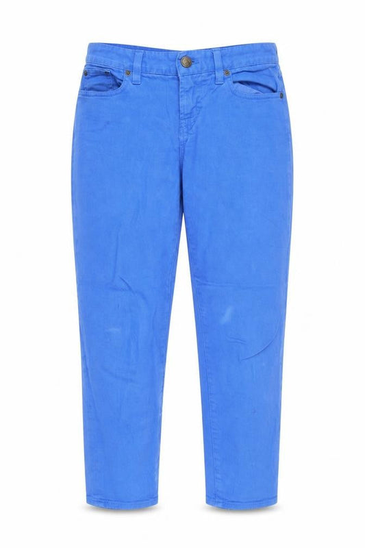 Front view of J.Crew Women's Blue Ankle Jeans, size 29