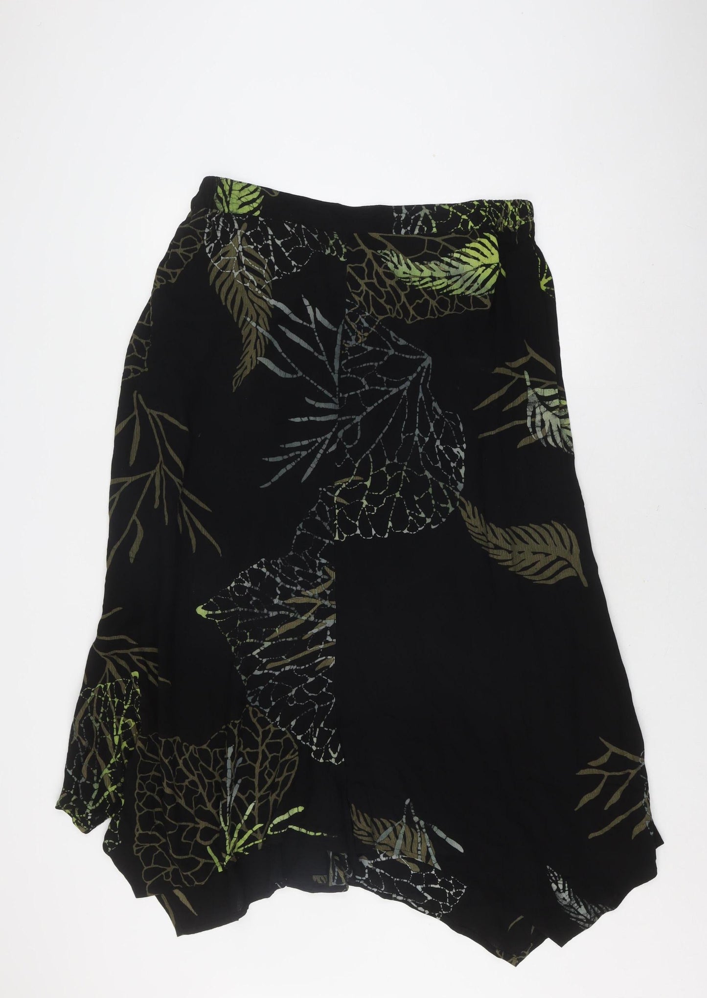 Angel Circle Women's Black Viscose Geometric Skirt Size 2