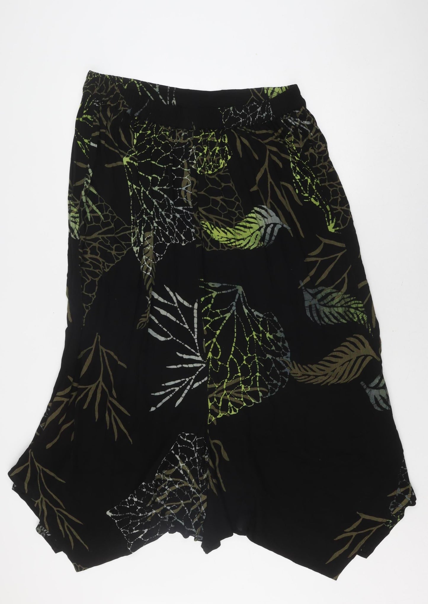 Angel Circle Women's Black Viscose Geometric Skirt Size 2