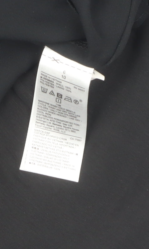 GAP Women's Black Trapeze Dress Size 10