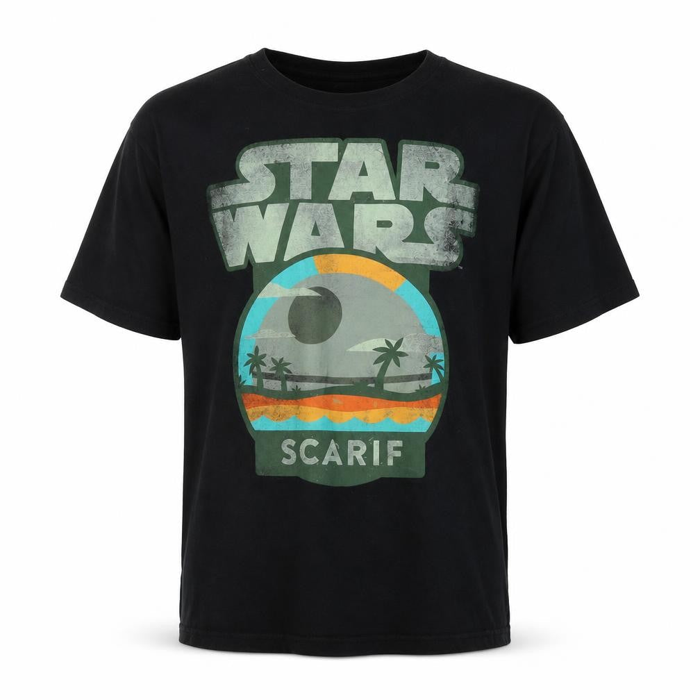 Mens UK Size S Star Wars Black  Cotton T-Shirt