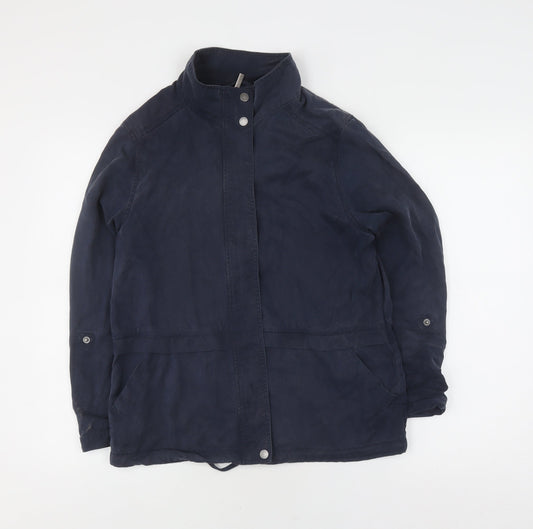 White Stuff Women's Blue Lyocell Jacket, Size 10