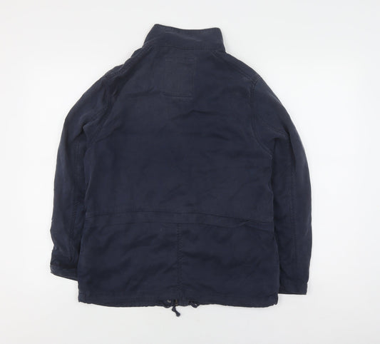 White Stuff Women's Blue Lyocell Jacket, Size 10