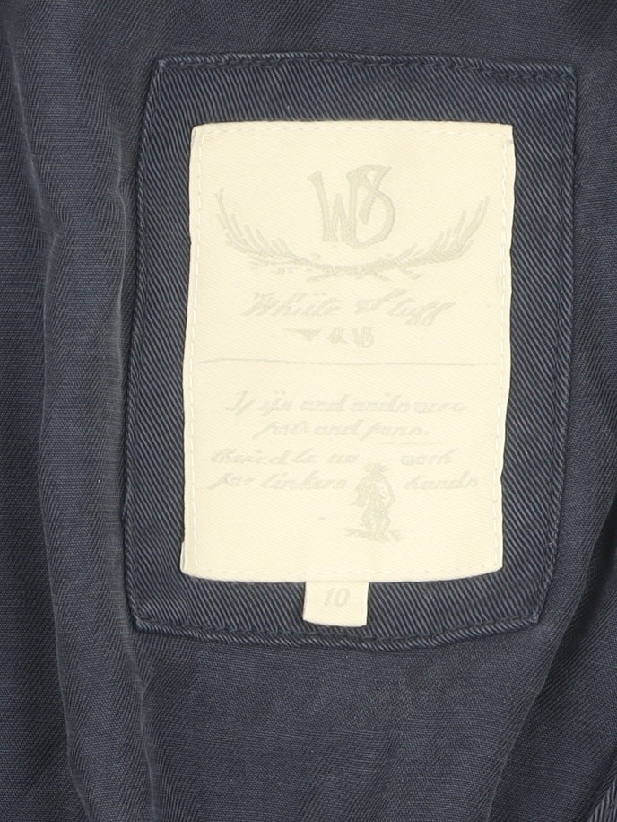 White Stuff Women's Blue Lyocell Jacket, Size 10
