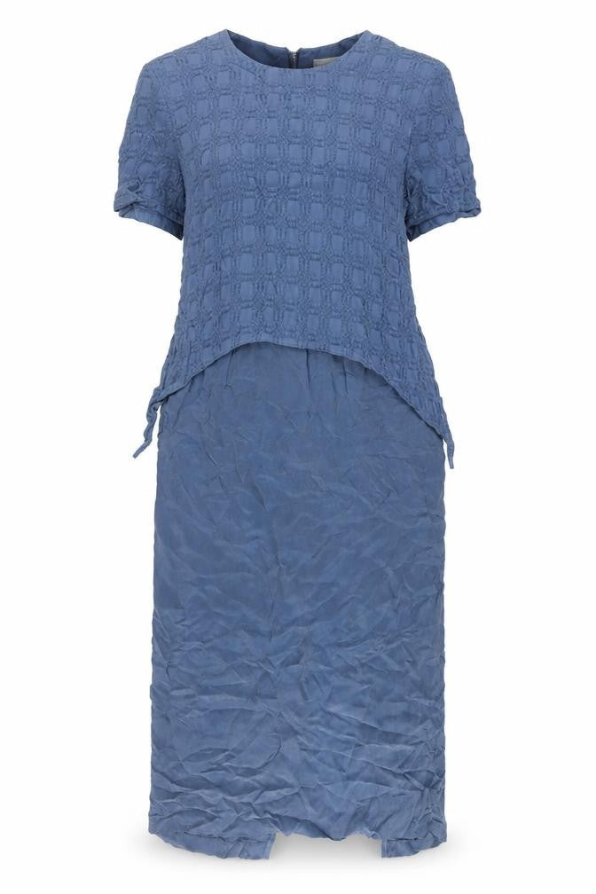 Joseph Ribkoff Women's Blue Midi Dress - Size 12