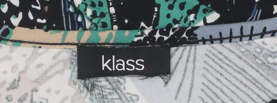 Klass Women's Multicoloured Geometric Blouse, M