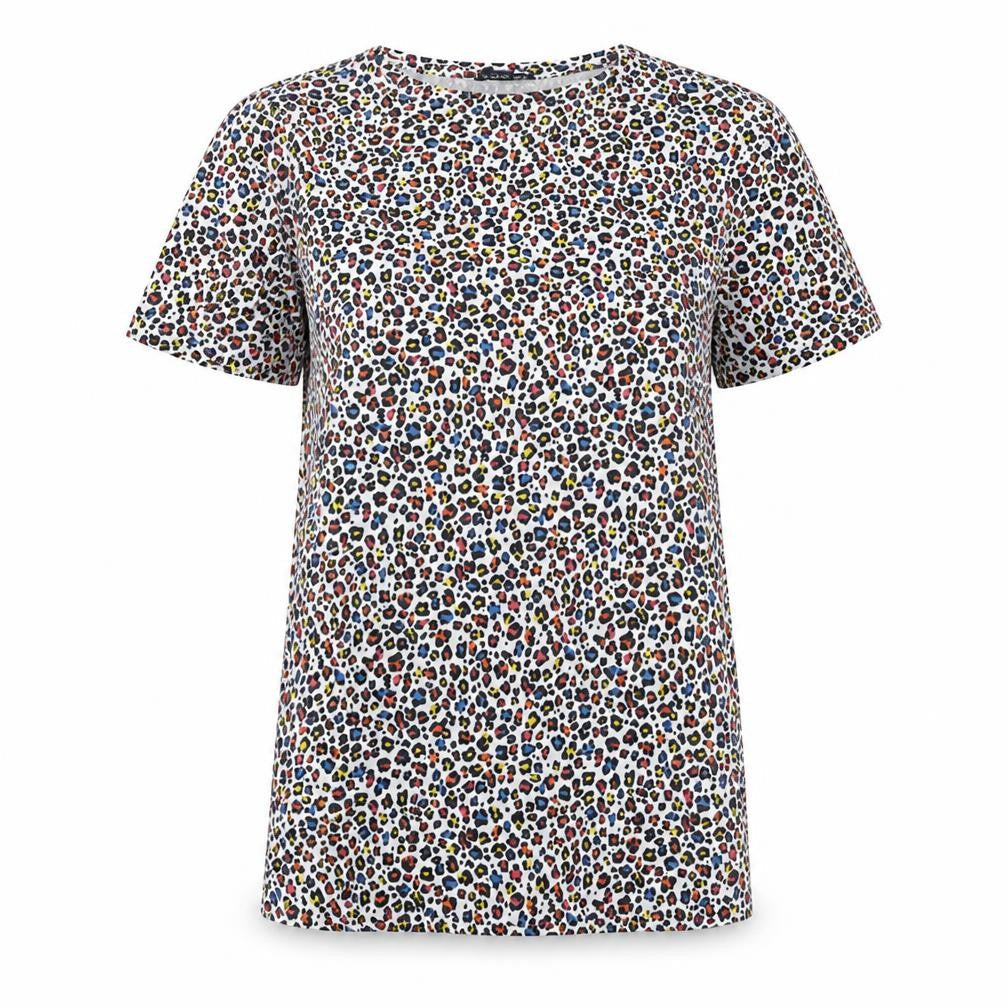 Marks and Spencer Kids Multicoloured Animal Print T-Shirt Size 12