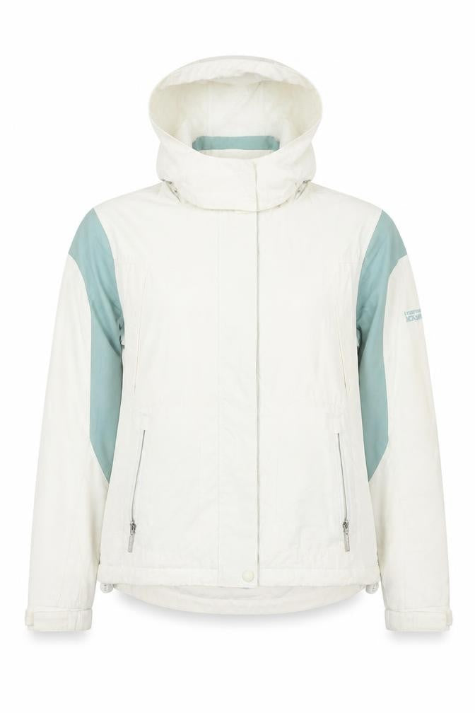 Backswing Women's Ivory Hooded Jacket Size 10
