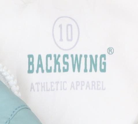 Backswing Women's Ivory Hooded Jacket Size 10
