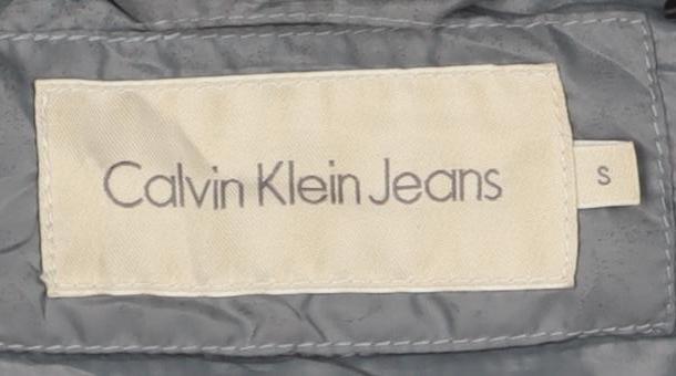 Calvin Klein Jeans Women's Grey Puffer Jacket S