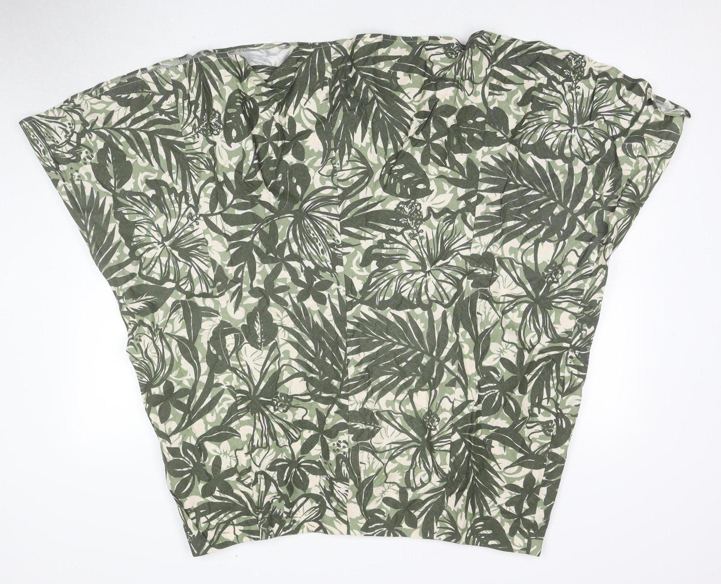 Elle Women's Floral Multicoloured Cotton Skirt Size 16