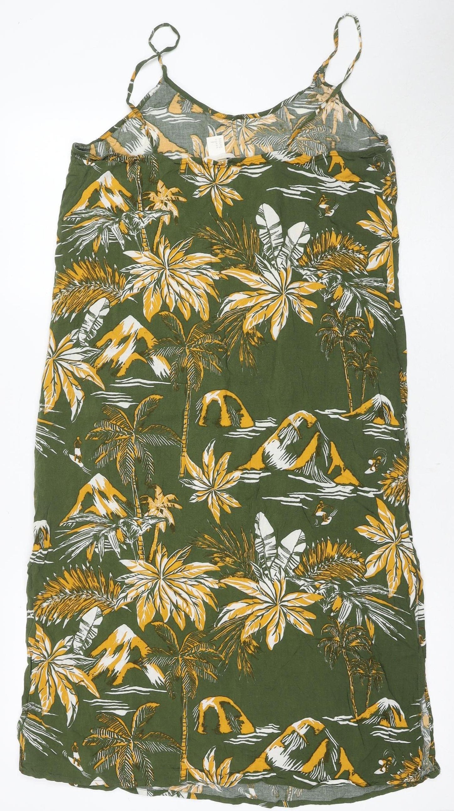 H&M Women's Multicoloured Slip Dress Size 12
