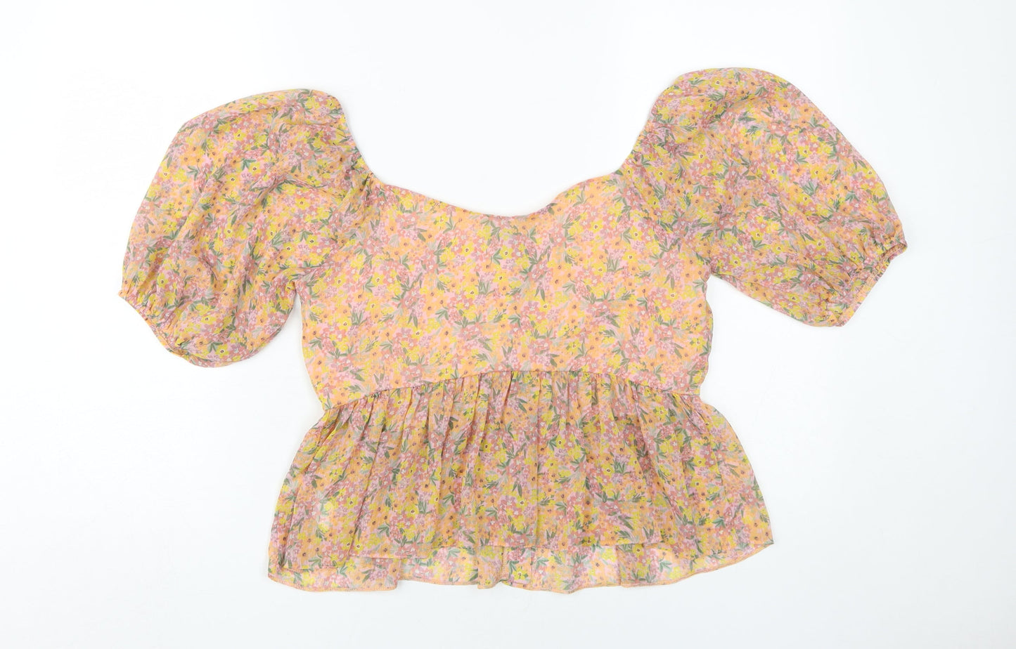 New Look Women's Multicoloured Floral Blouse