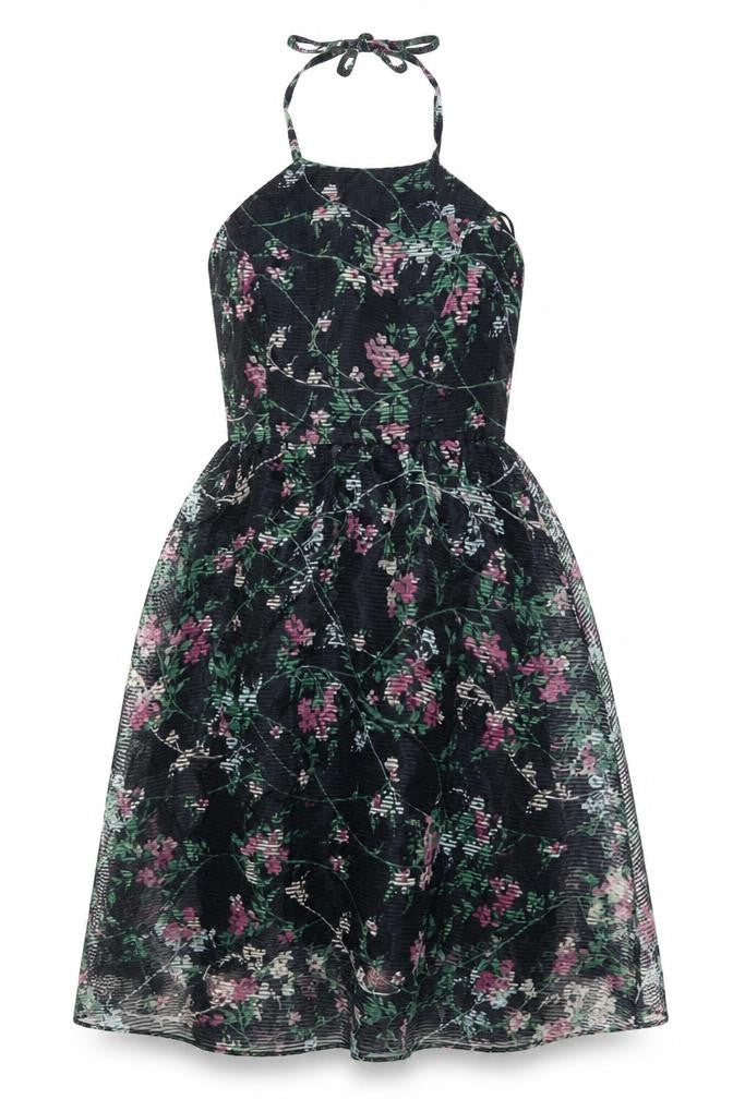 Marks and Spencer Women's Floral Halter Midi Dress