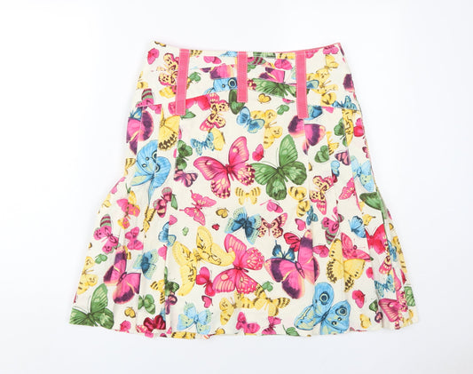 Karen Millen Women's Multicoloured Size 10 Pleated Skirt