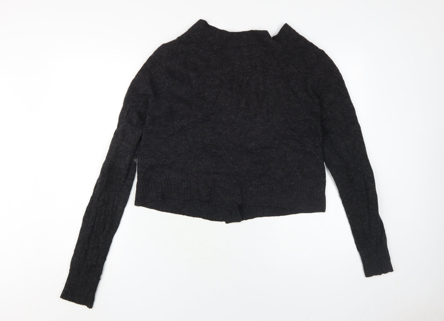 Arket Women's Black V-Neck Cardigan S