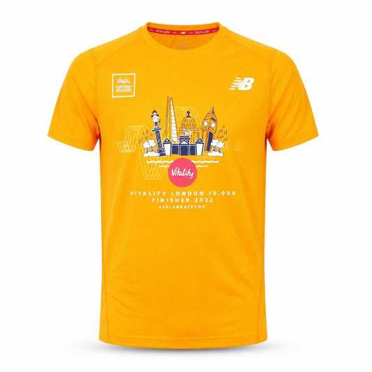 New Balance Unisex Orange XS Short Sleeve T-Shirt