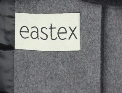 Eastex Women's Black Overcoat Size 12 Classic Style