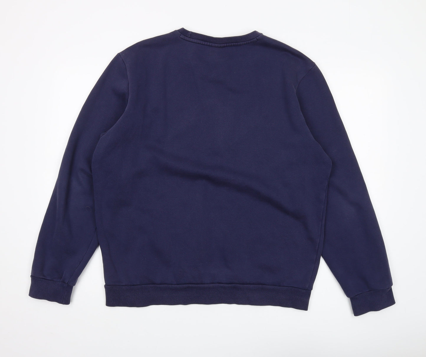 Puma Men's Blue Pullover Sweatshirt L Crew Neck