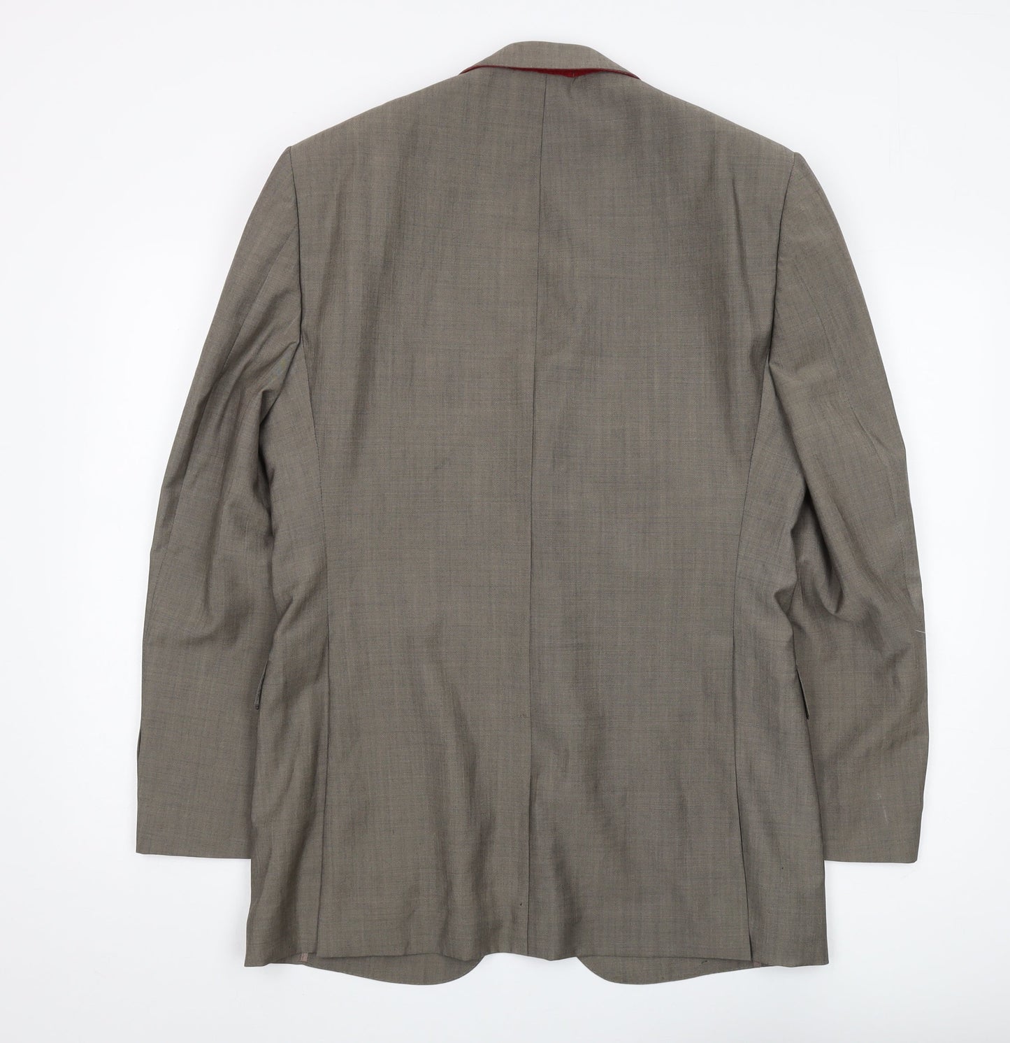 Aquascutum Men's Grey Suit Jacket Size 40 Regular
