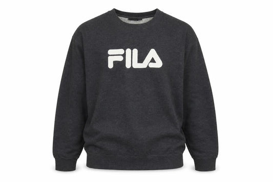 Front view of Fila Men's Black Pullover Sweatshirt -, size L