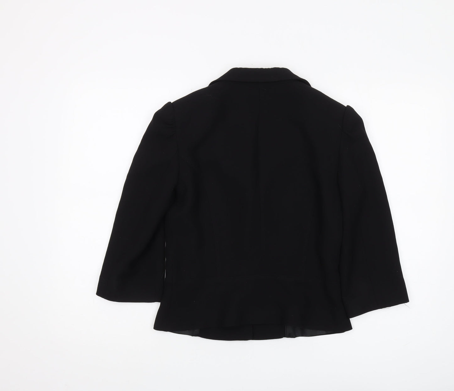 Laura Ashley Women's Black Blazer, UK 10, 3/4 Sleeve