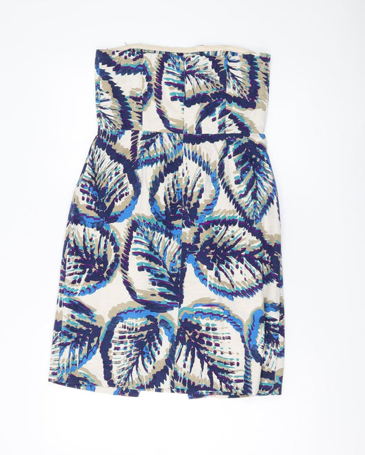 Banana Republic Women's Multicoloured Floral Sheath Dress Size 10
