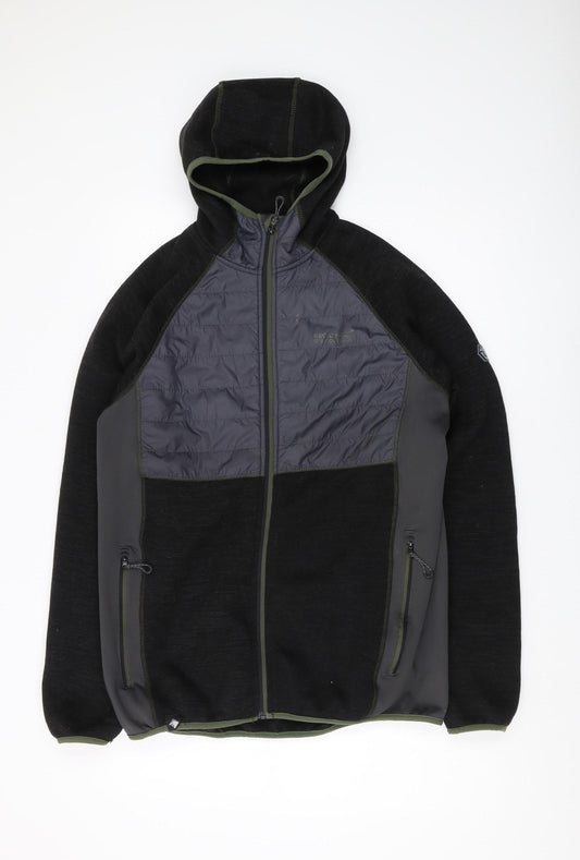 Regatta Men's Black Full Zip Hoodie L - Outdoor Hiking