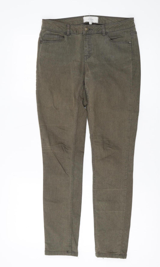 Fat Face Women's Green Skinny Jeans Size 10