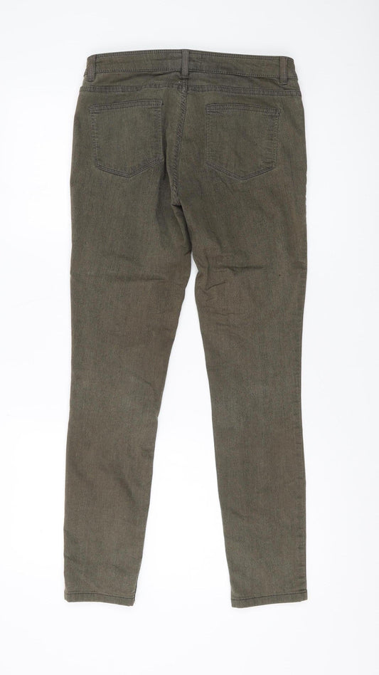 Fat Face Women's Green Skinny Jeans Size 10