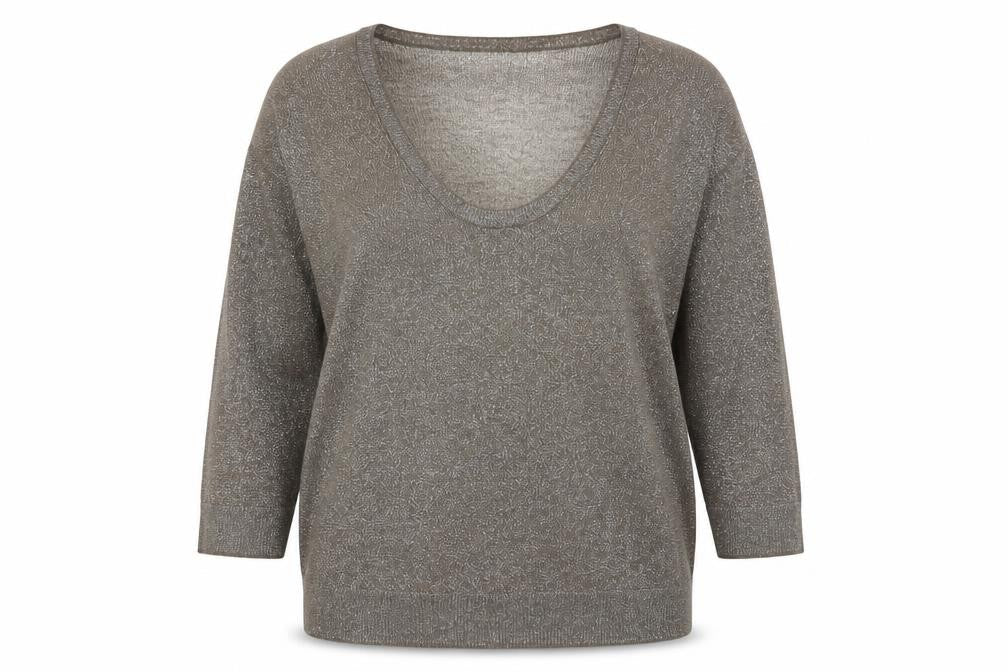 Womens UK S Regular Banana Republic Brown Pullover Tight-Knit