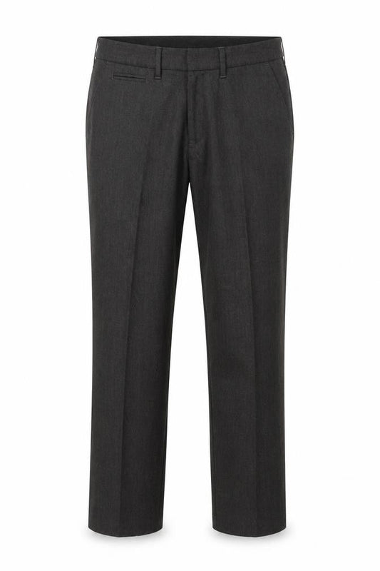Hugo Boss Men's Grey Dress Pants, Size M, Regular Fit