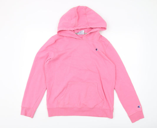 Champion Women's Pink Pullover Hoodie Size L