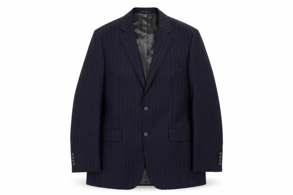 Mens 40 Chest Regular Austin Reed Blue Two-Button Blazer