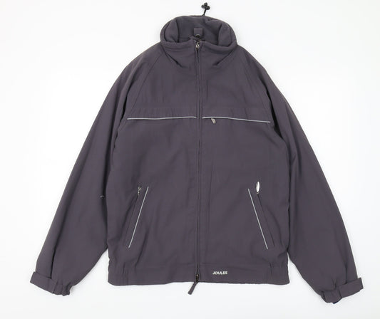 Joules Men's Grey Windbreaker Jacket S