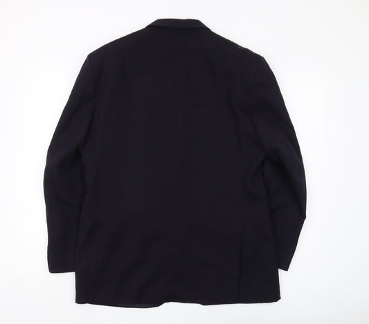 Centaur Men's Blue Blazer Size 40S Formal Wool