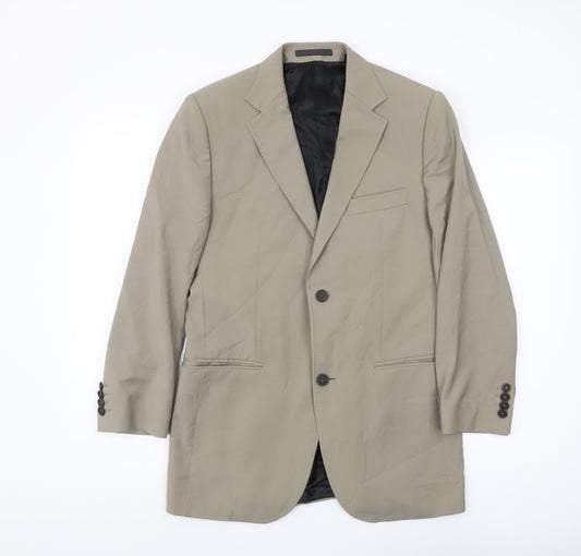 Ted Baker Men's Beige Blazer 38S Single-Breasted