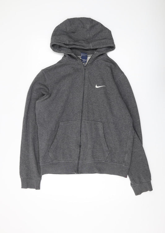 Nike Men's Grey Full Zip Hoodie M