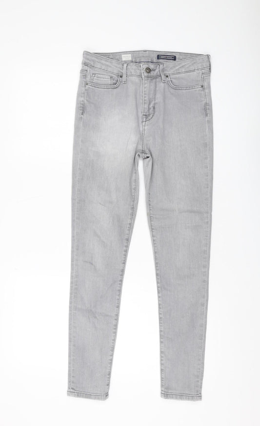 Tommy Hilfiger Women's Grey Skinny Jeans, Size 30, Stylish