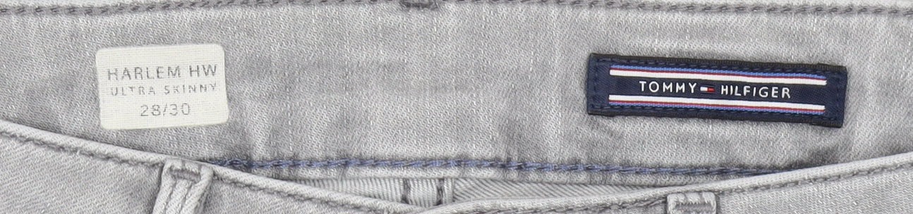Tommy Hilfiger Women's Grey Skinny Jeans, Size 30, Stylish