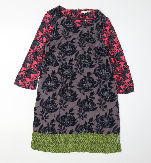 White Stuff Women's Multicoloured Floral Dress, Size 6