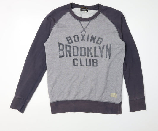 Jack & Jones Men's Grey Pullover Sweatshirt S